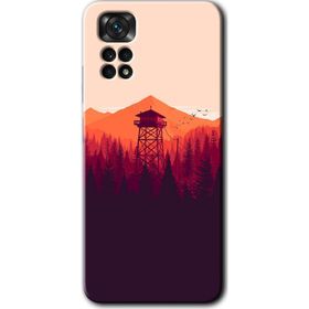 Xiaomi Redmi Note 11 Pro Plus 5G Gözlem Kulesi Baskılı Uyumlu Silikon Kılıf