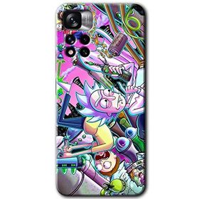 Xiaomi Redmi Note 11 Pro Plus 5G Graffiti Çizgi Film Baskılı Uyumlu Silikon Kılıf
