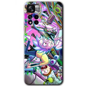 Xiaomi Redmi Note 11 Pro Plus 5G Graffiti Çizgi Film Baskılı Uyumlu Silikon Kılıf