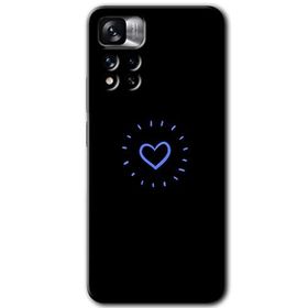 Xiaomi Redmi Note 11 Pro Plus 5G Heart Strokes Baskılı Uyumlu Silikon Kılıf