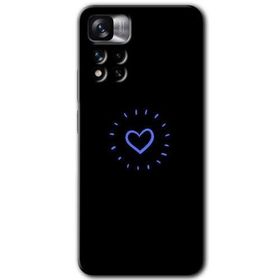 Xiaomi Redmi Note 11 Pro Plus 5G Heart Strokes Baskılı Uyumlu Silikon Kılıf