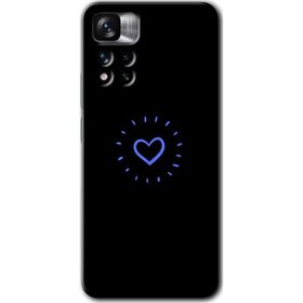 Xiaomi Redmi Note 11 Pro Plus 5G Heart Strokes Baskılı Uyumlu Silikon Kılıf