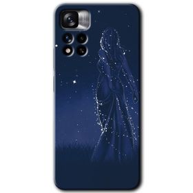 Xiaomi Redmi Note 11 Pro Plus 5G İyi Geceler Baskılı Uyumlu Silikon Kılıf