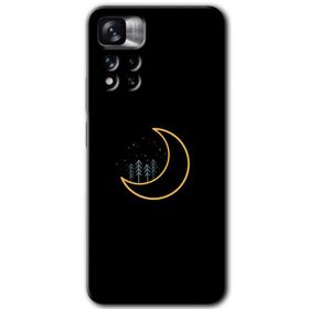 Xiaomi Redmi Note 11 Pro Plus 5G İyi Geceler Baskılı Uyumlu Silikon Kılıf