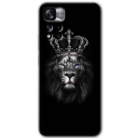 Xiaomi Redmi Note 11 Pro Plus 5G King Lion Baskılı Uyumlu Silikon Kılıf