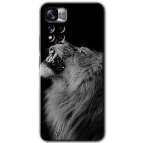 Xiaomi Redmi Note 11 Pro Plus 5G Lion Baskılı Uyumlu Silikon Kılıf
