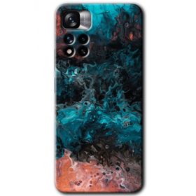 Xiaomi Redmi Note 11 Pro Plus 5G Liquid Colorfull Baskılı Uyumlu Silikon Kılıf