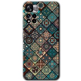 Xiaomi Redmi Note 11 Pro Plus 5G Mandala Desen Baskılı Uyumlu Silikon Kılıf