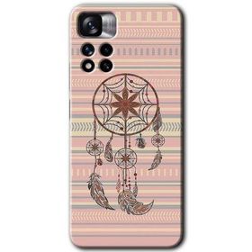 Xiaomi Redmi Note 11 Pro Plus 5G Mandala Retro Baskılı Uyumlu Silikon Kılıf