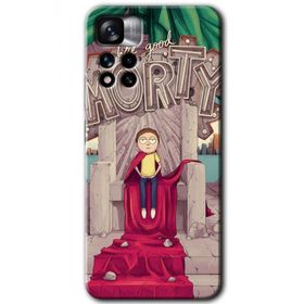 Xiaomi Redmi Note 11 Pro Plus 5G Morty Baskılı Uyumlu Silikon Kılıf
