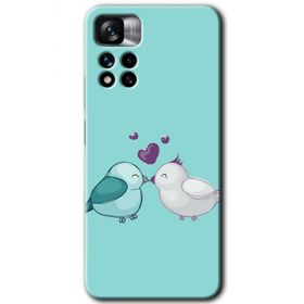 Xiaomi Redmi Note 11 Pro Plus 5G Mutlu Kuşlar Baskılı Uyumlu Silikon Kılıf