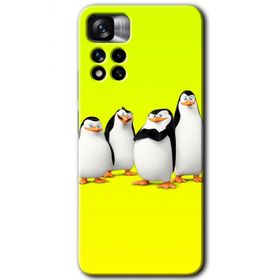 Xiaomi Redmi Note 11 Pro Plus 5G Penguenler Baskılı Uyumlu Silikon Kılıf
