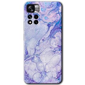 Xiaomi Redmi Note 11 Pro Plus 5G Spots Lilac Baskılı Uyumlu Silikon Kılıf
