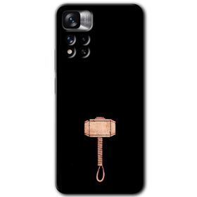 Xiaomi Redmi Note 11 Pro Plus 5G Thor Çekiç Baskılı Uyumlu Silikon Kılıf