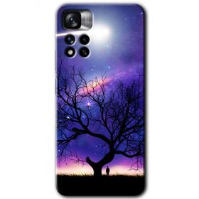 Xiaomi Redmi Note 11 Pro Plus 5G Uzay Silüet Baskılı Uyumlu Silikon Kılıf