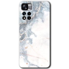 Xiaomi Redmi Note 11 Pro Plus 5G White Marble Baskılı Uyumlu Silikon Kılıf