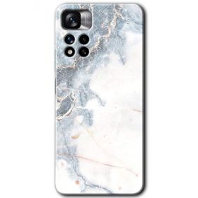 Xiaomi Redmi Note 11 Pro Plus 5G White Marble Baskılı Uyumlu Silikon Kılıf
