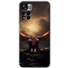 Xiaomi Redmi Note 11 Pro Plus 5G Wings of Power Baskılı Uyumlu Silikon Kılıf