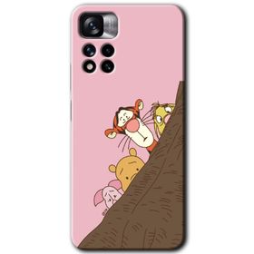 Xiaomi Redmi Note 11 Pro Plus 5G Winnie the Pooh Baskılı Uyumlu Silikon Kılıf