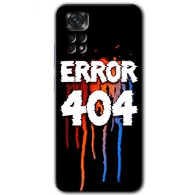 Xiaomi Redmi Note 11S 5G Global 404 Error Baskılı Uyumlu Silikon Kılıf