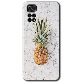 Xiaomi Redmi Note 11S 5G Global Ananas Baskılı Uyumlu Silikon Kılıf
