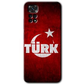 Xiaomi Redmi Note 11S 5G Global Ayyıldız Türk Baskılı Uyumlu Silikon Kılıf