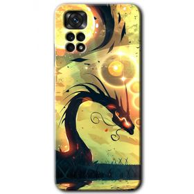 Xiaomi Redmi Note 11S 5G Global Digital Dragon Baskılı Uyumlu Silikon Kılıf