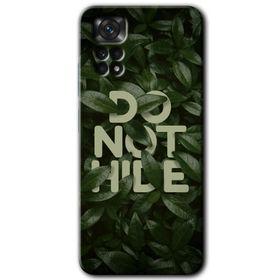 Xiaomi Redmi Note 11S 5G Global Do Not Hide Baskılı Uyumlu Silikon Kılıf