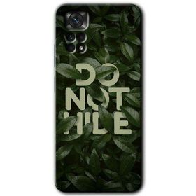 Xiaomi Redmi Note 11S 5G Global Do Not Hide Baskılı Uyumlu Silikon Kılıf