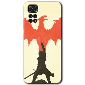 Xiaomi Redmi Note 11S 5G Global Dragon Hunter 1 Baskılı Uyumlu Silikon Kılıf