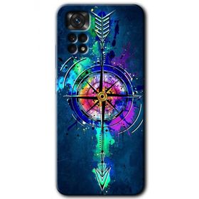 Xiaomi Redmi Note 11S 5G Global Gizemli Pusula Baskılı Uyumlu Silikon Kılıf