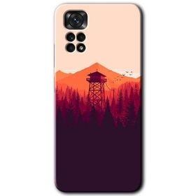 Xiaomi Redmi Note 11S 5G Global Gözlem Kulesi Baskılı Uyumlu Silikon Kılıf
