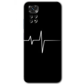 Xiaomi Redmi Note 11S 5G Global Heart Rytm Baskılı Uyumlu Silikon Kılıf