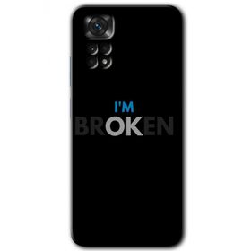 Xiaomi Redmi Note 11S 5G Global Im Broken Baskılı Uyumlu Silikon Kılıf