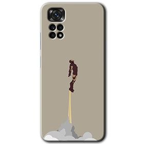 Xiaomi Redmi Note 11S 5G Global İronman Airport Baskılı Uyumlu Silikon Kılıf