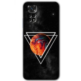 Xiaomi Redmi Note 11S 5G Global Kızıl Gezegen Baskılı Uyumlu Silikon Kılıf