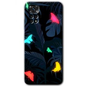Xiaomi Redmi Note 11S 5G Global Lighter Butterfly Baskılı Uyumlu Silikon Kılıf