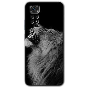 Xiaomi Redmi Note 11S 5G Global Lion Baskılı Uyumlu Silikon Kılıf