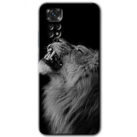Xiaomi Redmi Note 11S 5G Global Lion Baskılı Uyumlu Silikon Kılıf
