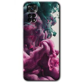 Xiaomi Redmi Note 11S 5G Global Liquid Cloud Baskılı Uyumlu Silikon Kılıf