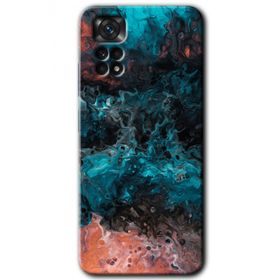 Xiaomi Redmi Note 11S 5G Global Liquid Colorfull Baskılı Uyumlu Silikon Kılıf