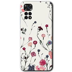 Xiaomi Redmi Note 11S 5G Global Mat Çiçek Baskılı Uyumlu Silikon Kılıf