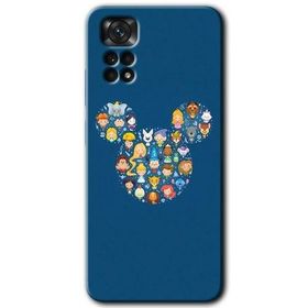 Xiaomi Redmi Note 11S 5G Global Mickey Baskılı Uyumlu Silikon Kılıf