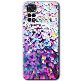 Xiaomi Redmi Note 11S 5G Global Mosaic Fragments Colorfull Baskılı Uyumlu Silikon Kılıf