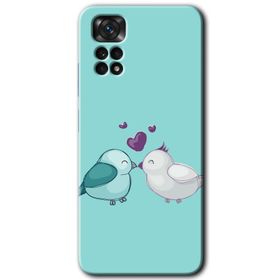 Xiaomi Redmi Note 11S 5G Global Mutlu Kuşlar Baskılı Uyumlu Silikon Kılıf