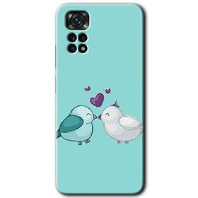 Xiaomi Redmi Note 11S 5G Global Mutlu Kuşlar Baskılı Uyumlu Silikon Kılıf