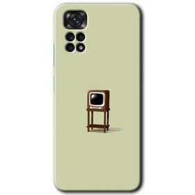 Xiaomi Redmi Note 11S 5G Global Retro TV Baskılı Uyumlu Silikon Kılıf