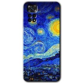 Xiaomi Redmi Note 11S 5G Global Starry Night Baskılı Uyumlu Silikon Kılıf