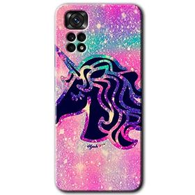 Xiaomi Redmi Note 11S 5G Global Unicorn Kristal Baskılı Uyumlu Silikon Kılıf