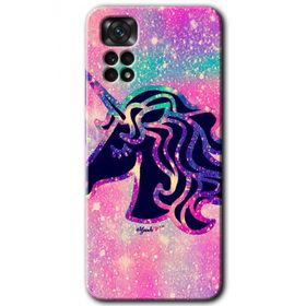 Xiaomi Redmi Note 11S 5G Global Unicorn Kristal Baskılı Uyumlu Silikon Kılıf